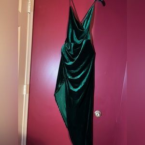 Formal Dress Green Highslit
